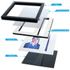 Picture Frame and Tassel Holder 11.2"x10" with Shatter-Resistant Glass by Wholesale Grad Supply
