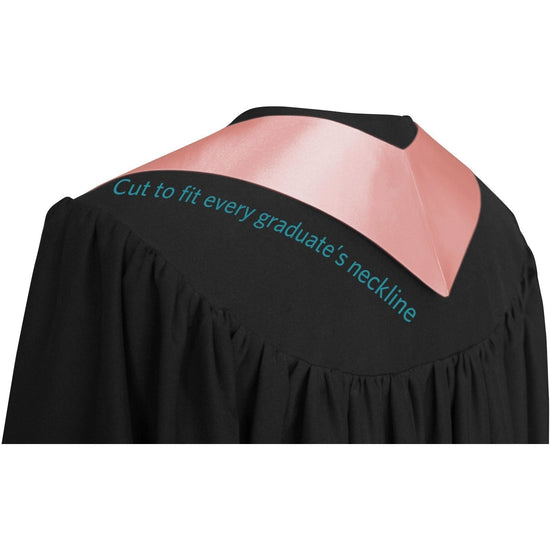 Pink Class of 2025 Graduation Stole/Sash with Classic Tips by Wholesale Grad Supply