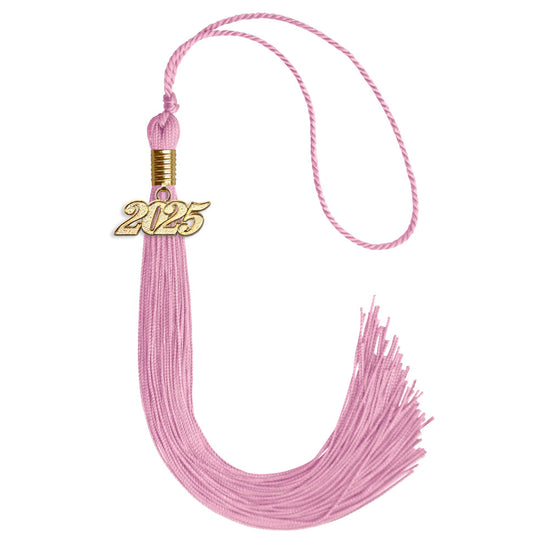 Pink Graduation Tassel with Gold Bling Charm by Wholesale Grad Supply