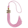Pink Graduation Tassel with Gold Bling Charm by Wholesale Grad Supply