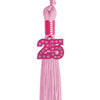 Pink Graduation Tassel with Pink Bling Charm by Wholesale Grad Supply