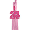 Pink Graduation Tassel with Pink Bling Charm by Wholesale Grad Supply