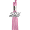 Pink Graduation Tassel with Silver Bling Charm by Wholesale Grad Supply