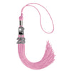 Pink Tassel with Photo Frame Charm and Bling Charm by Wholesale Grad Supply