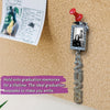 Pink Tassel with Photo Frame Charm and Stacked Date Drop by Wholesale Grad Supply