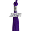 Purple Graduation Tassel with Silver Bling Charm by Wholesale Grad Supply