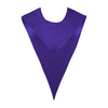 Purple Graduation V-Stole by Wholesale Grad Supply