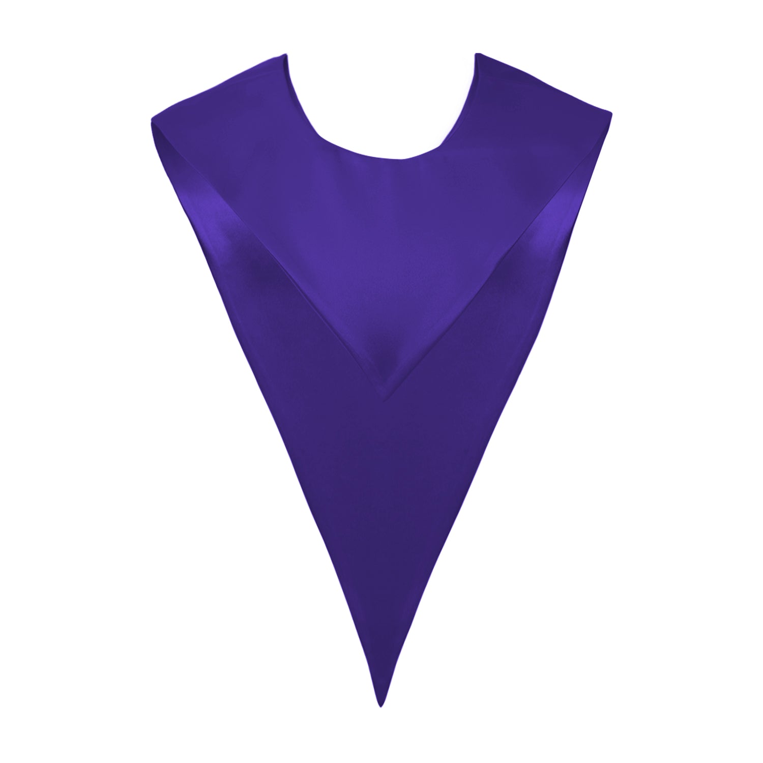 Purple Graduation V-Stole by Wholesale Grad Supply