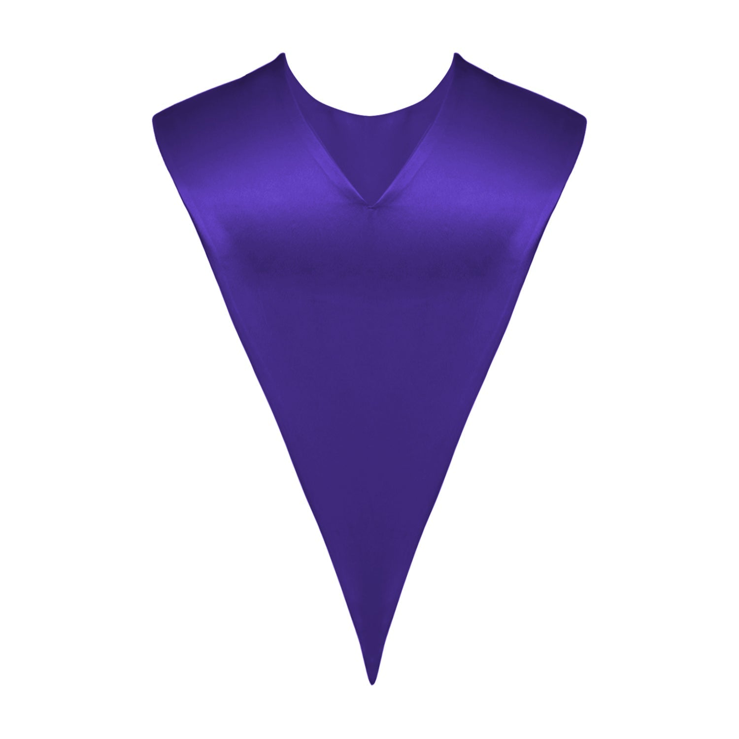 Purple Graduation V-Stole by Wholesale Grad Supply