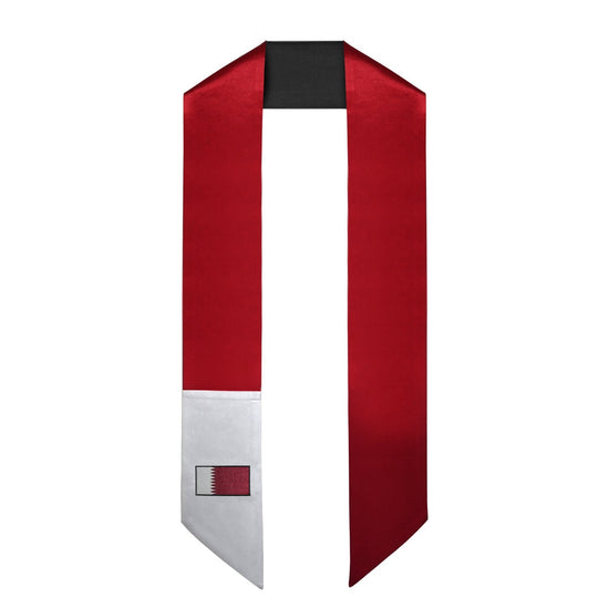 Qatar International Graduation Stole/Sash Study Abroad Graduate by Wholesale Grad Supply