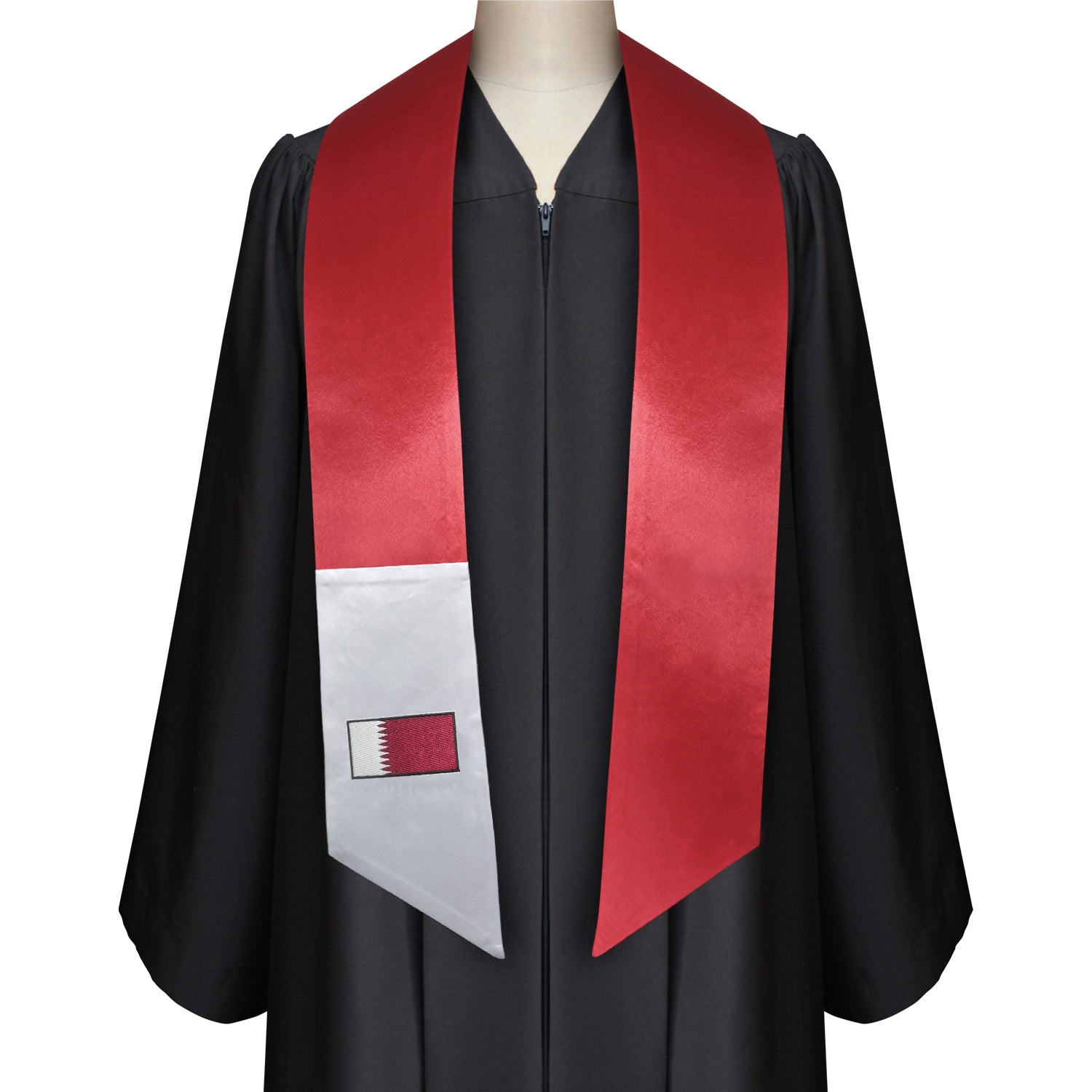 Qatar International Graduation Stole/Sash Study Abroad Graduate by Wholesale Grad Supply