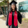 Red Business Graduate Stole/Sash with Classic Tips by Wholesale Grad Supply