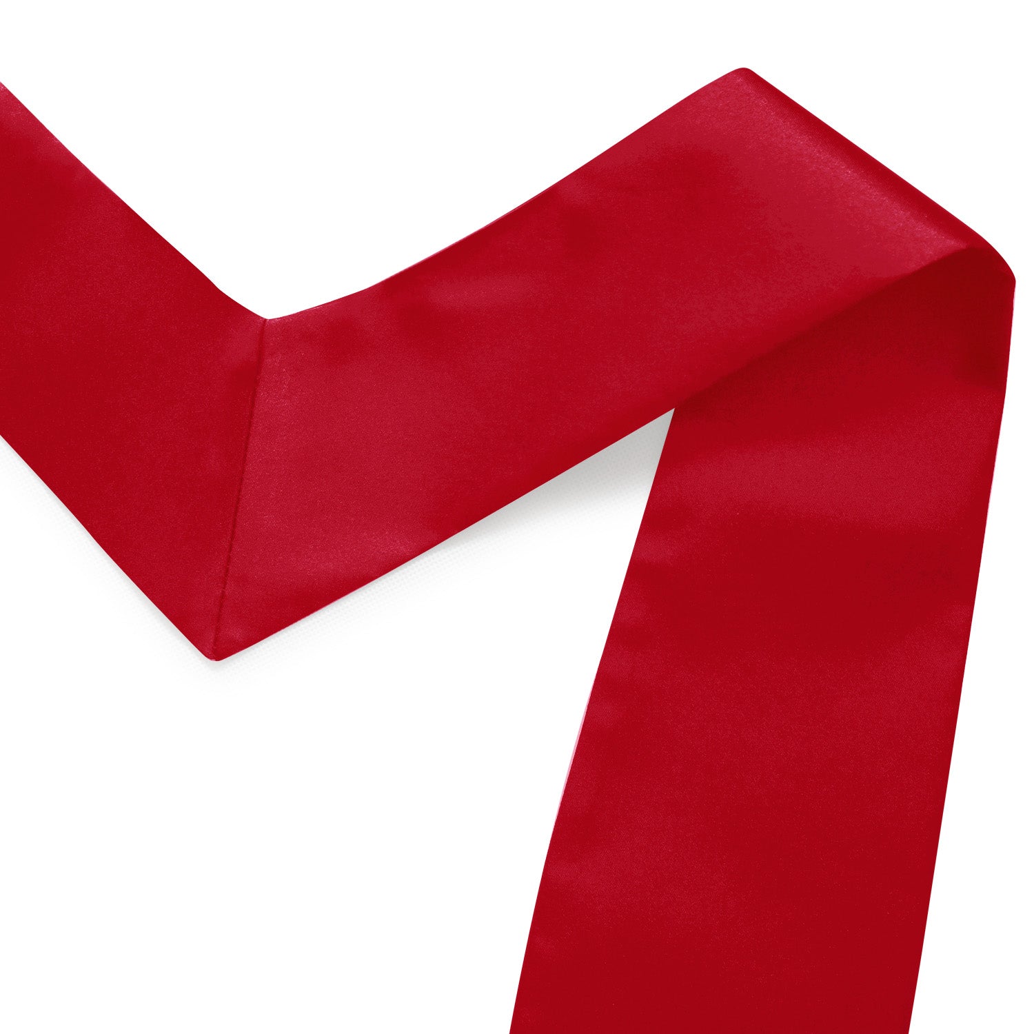 Red Class of 2024 Graduation Stole/Sash with Classic Tips by Wholesale Grad Supply