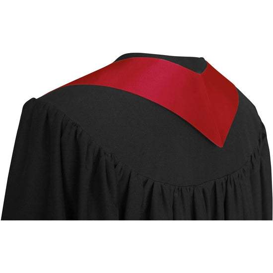 Red Graduation Stole by Wholesale Grad Supply
