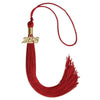 Red Graduation Tassel with Gold Bling Charm by Wholesale Grad Supply