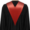 Red Graduation V-Stole by Wholesale Grad Supply
