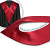 Red Graduation V-Stole by Wholesale Grad Supply