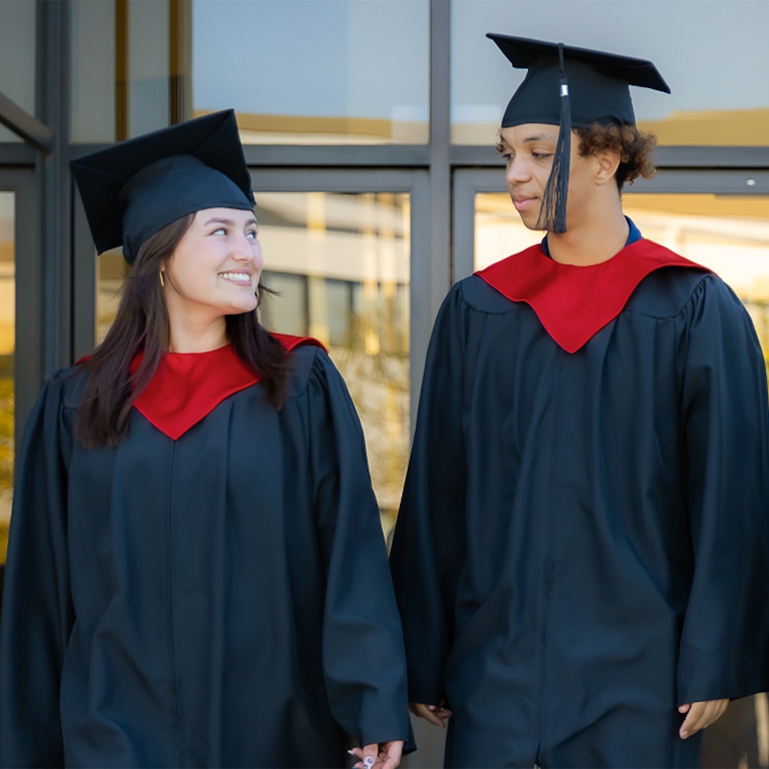Red Graduation V-Stole by Wholesale Grad Supply