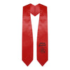 Red Science Graduate Stole/Sash with Classic Tips by Wholesale Grad Supply