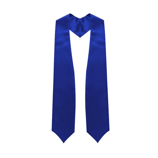 Royal Blue Graduation Stole by Wholesale Grad Supply