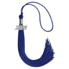 Royal Blue Graduation Tassel with Silver Bling Charm by Wholesale Grad Supply
