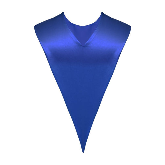 Royal Blue Graduation V-Stole by Wholesale Grad Supply