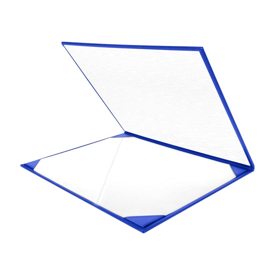Royal Blue Impinted Diploma Cover for 8.5" x 11" diploma by Wholesale Grad Supply