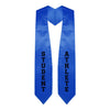 Royal Blue Student Athlete Graduate Stole/Sash with Classic Tips by Wholesale Grad Supply