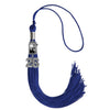Royal Blue Tassel with Photo Frame Charm and Bling Charm by Wholesale Grad Supply