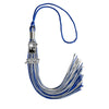 Royal Blue/Silver Tassel with Photo Frame Charm and Year Date Drop by Wholesale Grad Supply