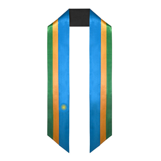 Rwanda International Graduation Stole/Sash Study Abroad Graduate by Wholesale Grad Supply
