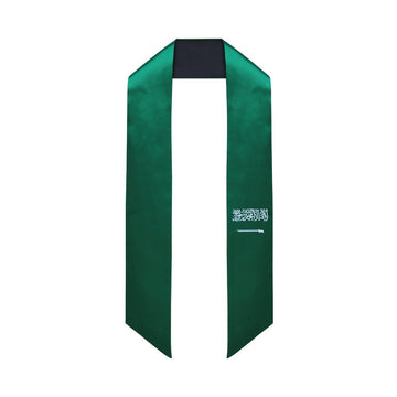 Saudi Arabia International Graduation Stole/Sash Study Abroad Graduate by Wholesale Grad Supply