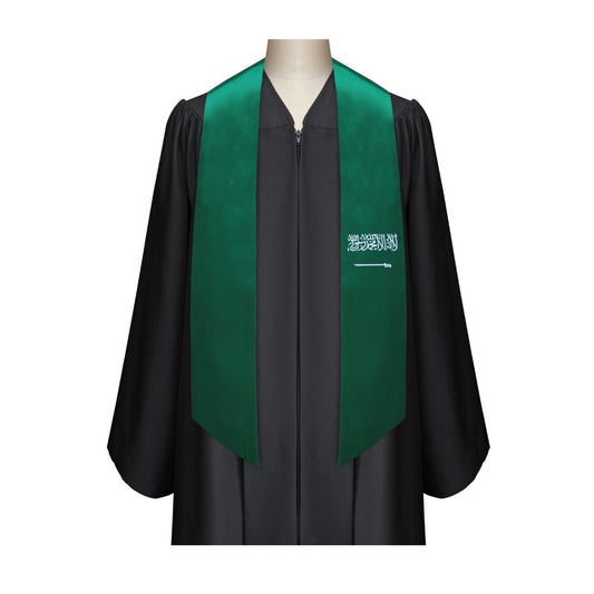 Saudi Arabia International Graduation Stole/Sash Study Abroad Graduate by Wholesale Grad Supply