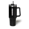 Seniors Engraved Stainless Steel 40oz Tumbler with Straw & Lid by Wholesale Grad Supply