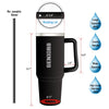 Seniors Engraved Stainless Steel 40oz Tumbler with Straw & Lid by Wholesale Grad Supply