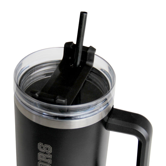 Seniors Engraved Stainless Steel 40oz Tumbler with Straw & Lid by Wholesale Grad Supply