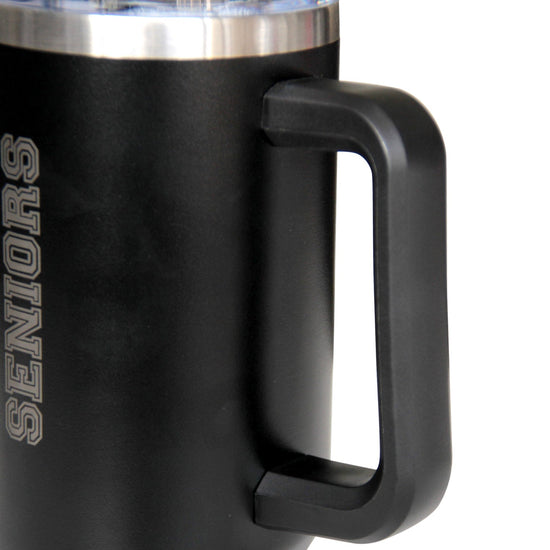 Seniors Engraved Stainless Steel 40oz Tumbler with Straw & Lid by Wholesale Grad Supply