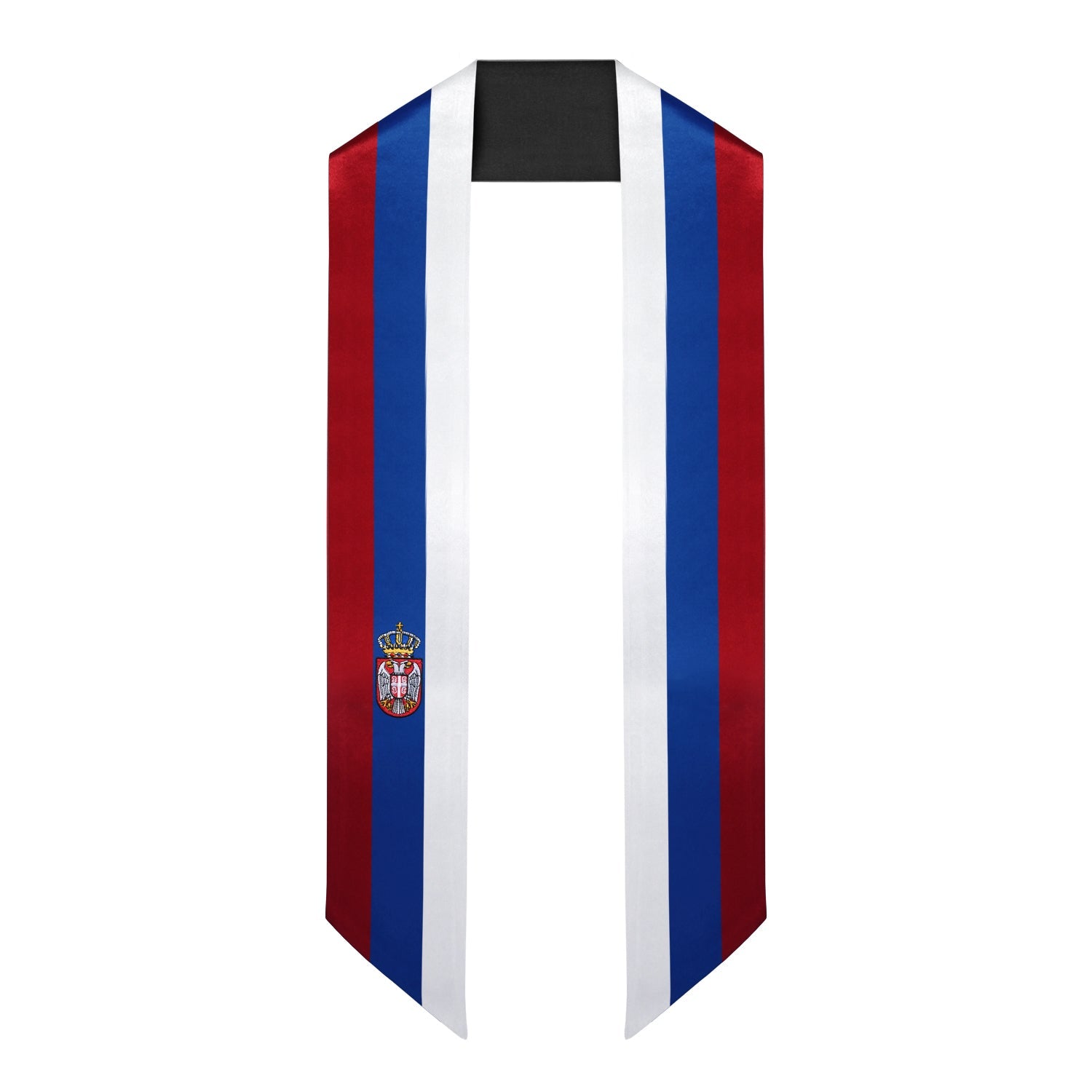 Serbia International Graduation Stole/Sash Study Abroad Graduate by Wholesale Grad Supply