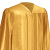 Shiny Antique Gold Graduation Gown & Cap by Wholesale Grad Supply
