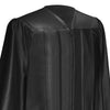 Shiny Black Graduation Gown & Cap by Wholesale Grad Supply