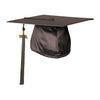 Shiny Brown Graduation Cap & Tassel by Wholesale Grad Supply