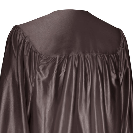 Shiny Brown Graduation Gown by Wholesale Grad Supply