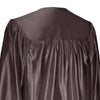 Shiny Brown Graduation Gown & Cap by Wholesale Grad Supply