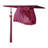 Shiny Garnet Graduation Cap & Tassel by Wholesale Grad Supply