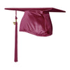 Shiny Garnet Graduation Cap & Tassel by Wholesale Grad Supply