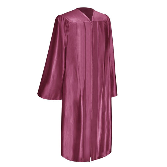 Shiny Garnet Graduation Gown by Wholesale Grad Supply