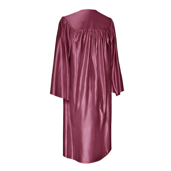 Shiny Garnet Graduation Gown by Wholesale Grad Supply