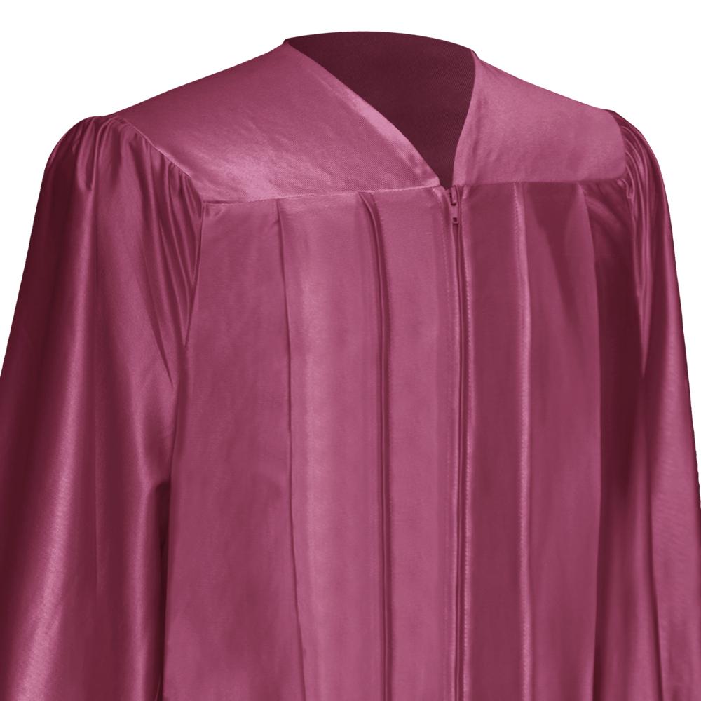 Shiny Garnet Graduation Gown by Wholesale Grad Supply