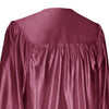 Shiny Garnet Graduation Gown by Wholesale Grad Supply