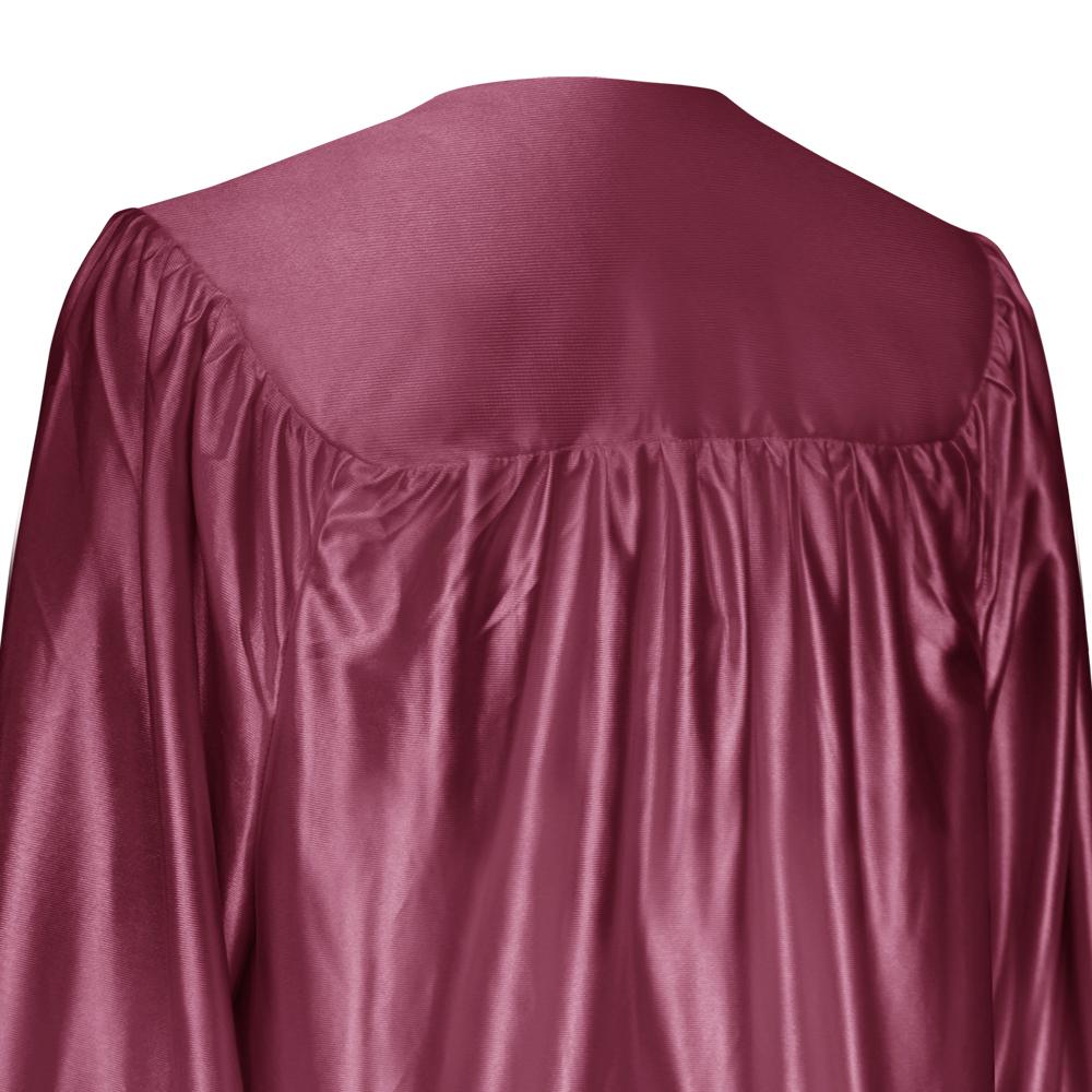 Shiny Garnet Graduation Gown by Wholesale Grad Supply